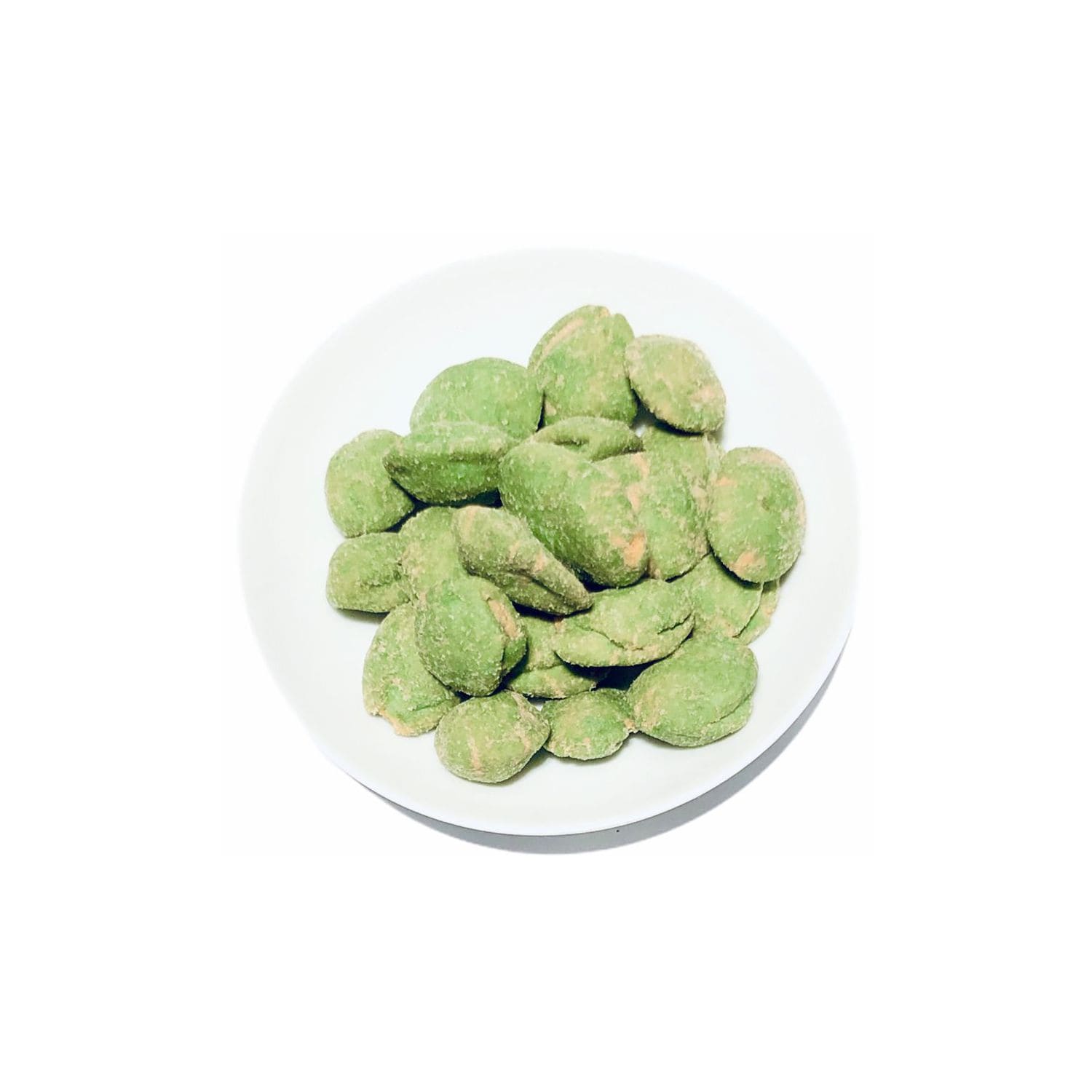 Wasabi Erdnüsse, Erdnusskerne im Teigmantel Meerretich grün