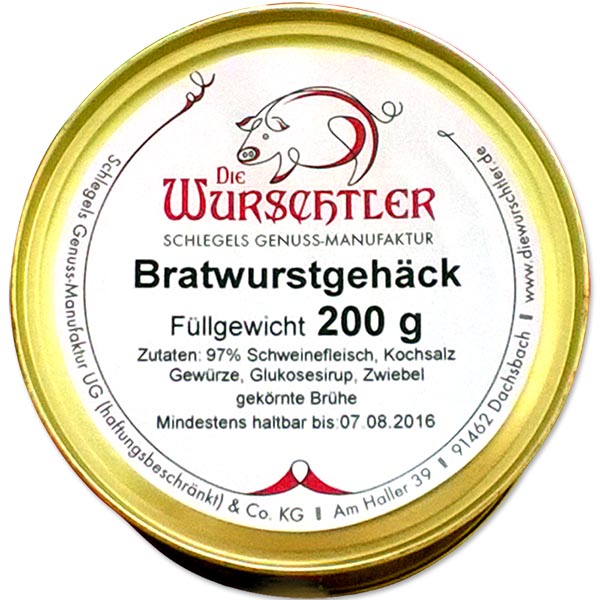 Bratwurstgehäck