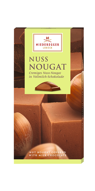 Weihnachtsschokolade Nuss-Nougat